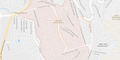 Карта Сан-Рафаель-Сан-Паулу
