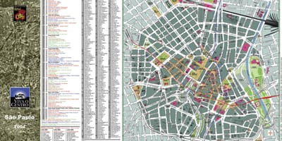 Карта центру Сан-Паулу