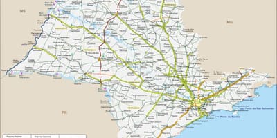 Карта штату Сан-Паулу