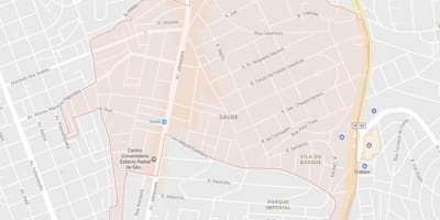 Карта Сан-Паулу-Сауді