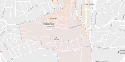 Карта Фрегезия робити Сан - Паулу