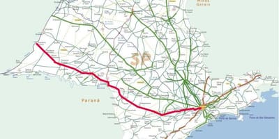 Карта шосе Рапозо Таварес - СП 270