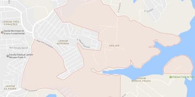 Карта Сан-Паулу Grajaú