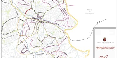 Карта Guaianases Сан - Паулу - доріг