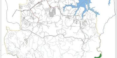 Карта Parelheiros Сан - Паулу - доріг