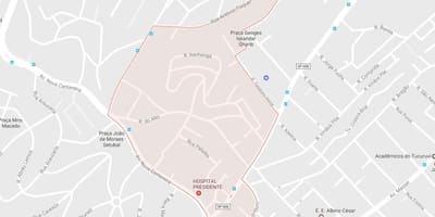 Карта Сан-Паулу Tucuruvi